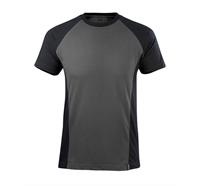 MASCOT® T-Shirt Potsdam (anthracite foncé/noir) - L