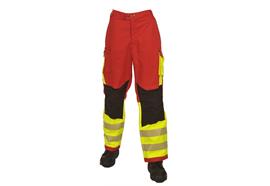 Pantalons Flaming Eagle rouge, bleu/jaune