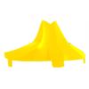 Plaques de casque F1 XF - jaune luo