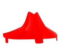 Plaques de casque F1 XF - rouge
