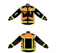Veste de protection incendie FIREWarrior ATHLETIC orange/noir - 3XLK