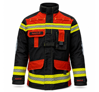 Veste de protection incendie FIREWarrior ATHLETIC rouge/noir - MN