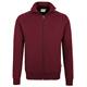 Veste sweat HAKRO College 606 (017 bordeaux) - L